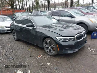2021 BMW 3 Series 330i with VIN 3MW5R1J08M8B98335, listed as a IAAI auction lot 41741559 with 48,430 mi miles. Bid and sale history available at carsss.com. Image 1.