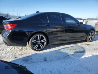 2016 BMW 7 Series 750i xDrive with VIN WBA7B0C50GG526899, listed as a Copart auction lot 46712485 with 97,985 mi miles and Salvage title. Bid and sale history available at DreamBid. Image 3.