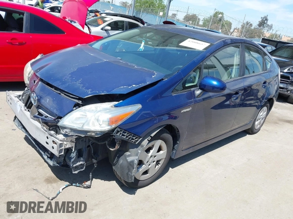 2011 Toyota Prius I with VIN JTDKN3DU5B5343613, listed as a IAAI auction lot 42008657 with 137,578 mi miles. Bid and sale history available at carsss.com. Image 2.