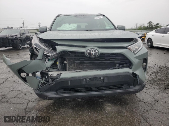 2021 Toyota RAV4 XLE Premium with VIN JTMA1RFV0MD074834, listed as a Copart auction lot 58466965 with 71,623 mi miles and Salvage title. Bid and sale history available at DreamBid. Image 5.