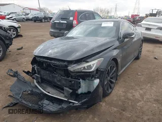 2017 Infiniti Q60 Sport with VIN JN1EV7EL9HM551960, listed as a IAAI auction lot 41661782 with 127,358 mi miles. Bid and sale history available at carsss.com. Image 2.