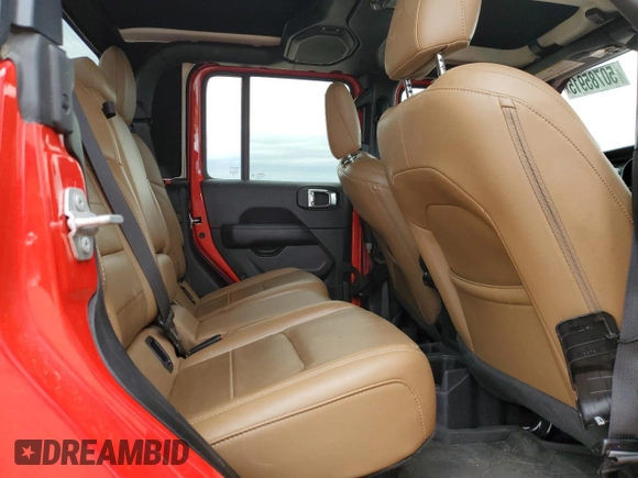 2022 Jeep Gladiator High Altitude with VIN 1C6HJTFG2NL135841, listed as a Copart auction lot 50785915 with 35,309 mi miles and Salvage title. Bid and sale history available at DreamBid. Image 10.