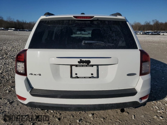 2015 Jeep Compass Latitude with VIN 1C4NJDEBXFD151871, listed as a Copart auction lot 44504465 with 74,371 mi miles and Salvage Title. Bid and sale history available at carsss.com. Image 6.