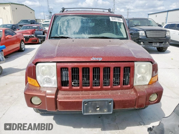 2006 Jeep Commander with VIN 1J8HH48N06C369122, listed as a Copart auction lot 50491065 with 123,692 mi miles and Clean Title. Bid and sale history available at carsss.com. Image 5.