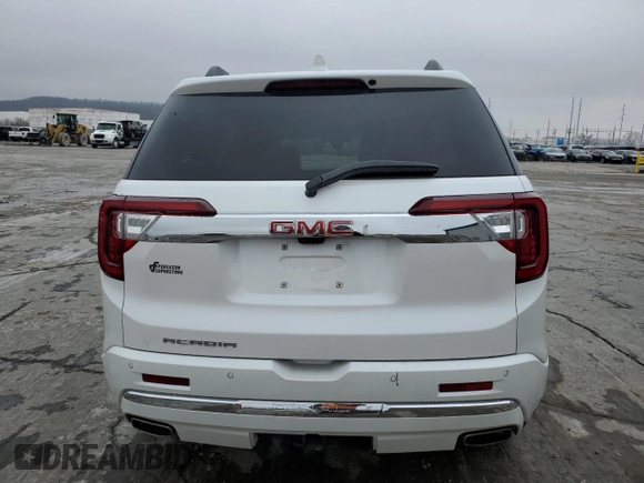 2022 GMC Acadia Denali with VIN 1GKKNPLS4NZ132119, listed as a Copart auction lot 86392404 with 37,404 mi miles and Salvage Title. Bid and sale history available at carsss.com. Image 6.