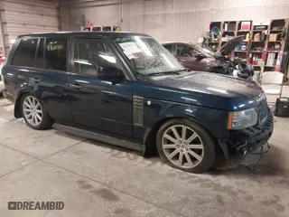 2011 Land Rover Range Rover HSE LUX with VIN SALMF1D48BA336455, listed as a IAAI auction lot 41968050 with 1 mi miles. Bid and sale history available at carsss.com. Image 1.