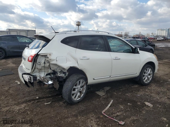 2011 Nissan Rogue SV with VIN JN8AS5MV8BW276626, listed as a Copart auction lot 47270835 with 169,215 mi miles and Salvage Title. Bid and sale history available at carsss.com. Image 3.