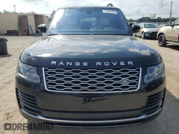 2022 Land Rover Range Rover Westminster с VIN SALGS2SE5NA471259, выставлен на аукционе Copart как лот 74344704 с пробегом 32 444 миль миль и Списание • Salvage title. История ставок и продаж доступна на DreamBid. Изображение 5.