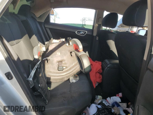 2017 Nissan Sentra S with VIN 3N1AB7AP8HY220980, listed as a Copart auction lot 61602575 with 117,729 mi miles and Salvage title. Bid and sale history available at DreamBid. Image 10.
