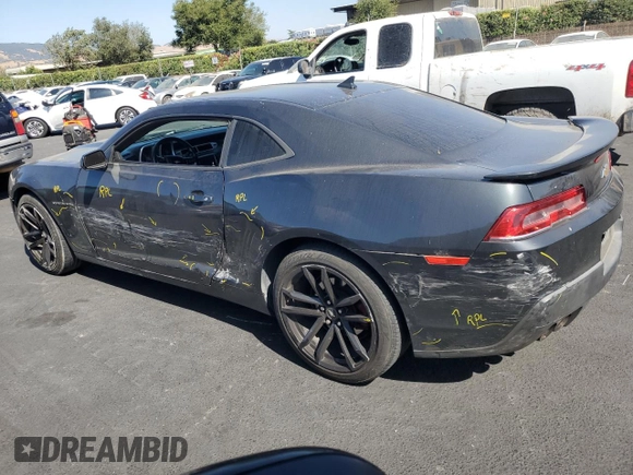 2014 Chevrolet Camaro LT z VIN 2G1FB1E32E9250309, wystawiony jako Copart lot #62148335 z przebiegiem 92 544 mil mil oraz Szkoda całkowita • Salvage title. Historia ofert i sprzedaży dostępna na DreamBid. Obrazek 2.