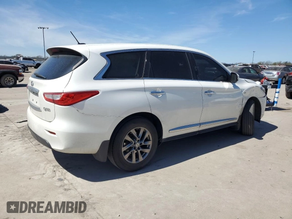 2014 Infiniti QX60 с VIN 5N1AL0MNXEC524307, выставлен на аукционе Copart как лот 49542245 с пробегом 147 546 миль миль и Списание • Salvage title. История ставок и продаж доступна на DreamBid. Изображение 3.