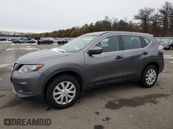 2016 Nissan Rogue S with VIN 5N1AT2MV0GC839888, listed as a Copart auction lot 43929485 with 103,195 mi miles and Salvage Title. Bid and sale history available at DreamBid. Image 1.