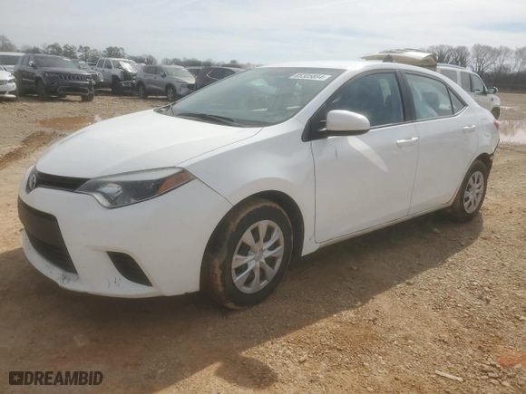 2016 Toyota Corolla L with VIN 2T1BURHEXGC722044, listed as a Copart auction lot 85305884 with 123,906 mi miles and Salvage Title. Bid and sale history available at carsss.com. Image 1.