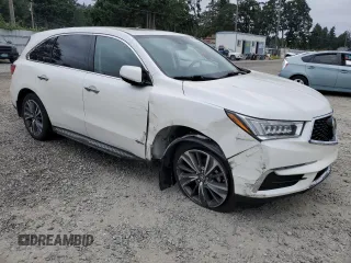 2019 Acura MDX Technology with VIN 5J8YD4H54KL003159, listed as a Copart auction lot 60716275 with 40,992 mi miles and Salvage title. Bid and sale history available at DreamBid. Image 4.