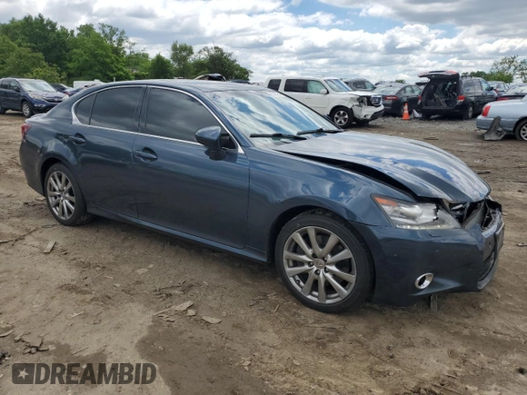 2013 Lexus GS 350 with VIN JTHCE1BL2D5007633, listed as a Copart auction lot 55357954 with 196,880 mi miles and Salvage Title. Bid and sale history available at DreamBid. Image 4.