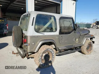 1991 Jeep Wrangler with VIN 2J4FY49S5MJ112683, listed as a Copart auction lot 47187635 with 230,342 mi miles and Clean title. Bid and sale history available at DreamBid. Image 3.