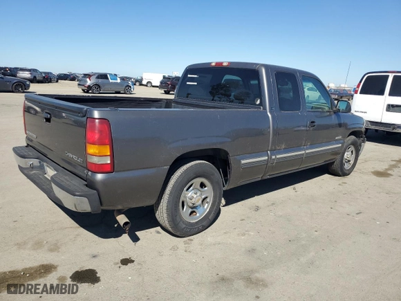 1999 Chevrolet Silverado 1500 LS with VIN 1GCEC19V4XZ154928, listed as a Copart auction lot 50558235 with 0 mi miles and Clean Title. Bid and sale history available at carsss.com. Image 3.