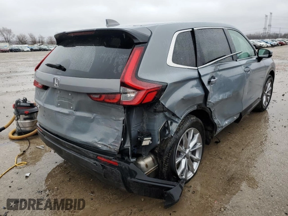 2024 Honda CR-V EX-L with VIN 7FARS4H76RE000467, listed as a Copart auction lot 47762815 with 27,274 mi miles and Salvage Title. Bid and sale history available at carsss.com. Image 3.