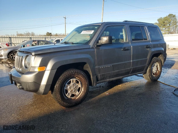 2014 Jeep Patriot Sport with VIN 1C4NJPBA9ED541663, listed as a Copart auction lot 47288885 with 156,192 mi miles and Salvage Title. Bid and sale history available at carsss.com. Image 1.