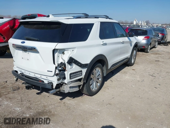 2020 Ford Explorer Limited with VIN 1FM5K8FW9LGB30926, listed as a IAAI auction lot 41582012 with 65,207 mi miles. Bid and sale history available at carsss.com. Image 4.