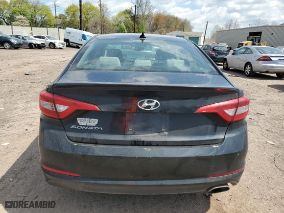 2015 Hyundai Sonata 2.4L SE with VIN 5NPE24AF6FH160664, listed as a Copart auction lot 54122865 with 179,972 mi miles and Clean Title. Bid and sale history available at carsss.com. Image 6.