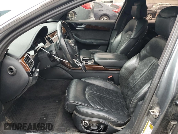 2016 Audi A8 Sport with VIN WAU43AFD1GN019272, listed as a Copart auction lot 45427105 with 91,341 mi miles and Salvage title. Bid and sale history available at DreamBid. Image 7.
