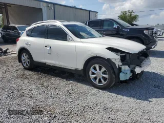 2008 Infiniti EX Journey with VIN JNKAJ09F28M352377, listed as a Copart auction lot 58261205 with 136,454 mi miles and Salvage title. Bid and sale history available at DreamBid. Image 4.