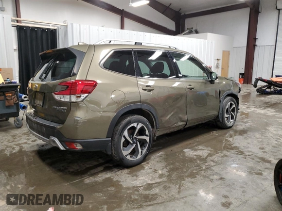 2023 Subaru Forester Touring with VIN JF2SKARC8PH481151, listed as a Copart auction lot 48749905 with 28,350 mi miles and Salvage title. Bid and sale history available at DreamBid. Image 3.