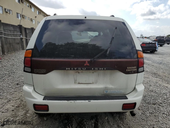2001 Mitsubishi Montero Sport ES with VIN JA4LS21H21P033625, listed as a Copart auction lot 49041615 with 119,433 mi miles and Salvage Title. Bid and sale history available at carsss.com. Image 6.
