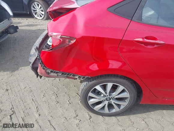 2017 Hyundai Accent Value Edition with VIN KMHCT4AE5HU277586, listed as a IAAI auction lot 41329279 with NaN miles. Bid and sale history available at carsss.com. Image 6.