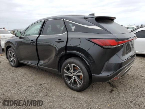 2023 Lexus RX with VIN JTJCHMAA9P2007464, listed as a Copart auction lot 74973084 with Not Provided miles and Non Repairable. Bid and sale history available at carsss.com. Image 2.