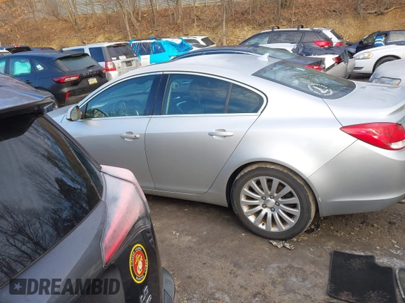 2011 Buick Regal CXL Turbo TO2 with VIN W04GW5EV6B1126921, listed as a IAAI auction lot 41463638 with 107,128 mi miles. Bid and sale history available at carsss.com. Image 13.