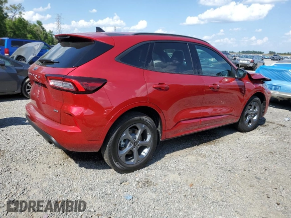2024 Ford Escape ST-Line with VIN 1FMCU0MZ5RUB10330, listed as a Copart auction lot 55048045 with 2,844 mi miles and Non Repairable. Bid and sale history available at DreamBid. Image 3.