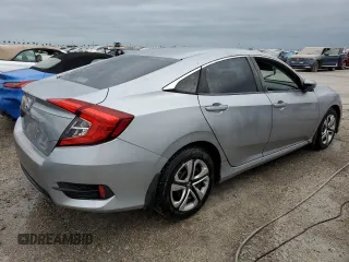 2016 Honda Civic Sedan LX with VIN 19XFC2F55GE078730, listed as a Copart auction lot 74116424 with 117,266 mi miles and Salvage Title. Bid and sale history available at carsss.com. Image 3.