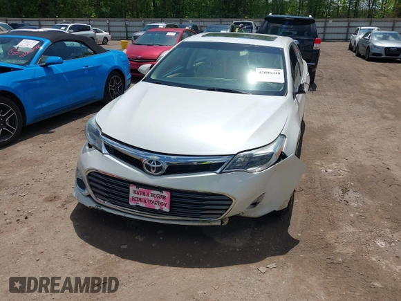 2014 Toyota Avalon Limited with VIN 4T1BK1EB4EU105266, listed as a IAAI auction lot 42006448 with 111,822 mi miles. Bid and sale history available at carsss.com. Image 6.