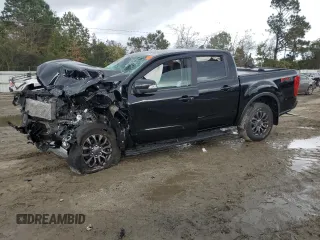 2021 Ford Ranger XL with VIN 1FTER4FH2MLD45115, listed as a Copart auction lot 80645854 with 0 mi miles and Salvage Title. Bid and sale history available at carsss.com. Image 1.