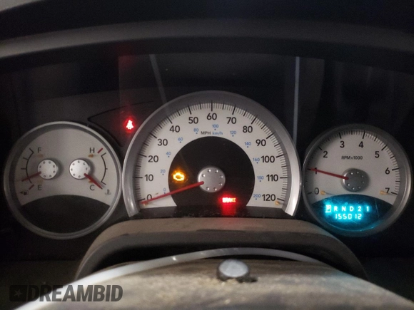 2006 Dodge Dakota SLT with VIN 1D7HW48KX6S664923, listed as a Copart auction lot 48756195 with 155,012 mi miles and Salvage Title. Bid and sale history available at carsss.com. Image 9.