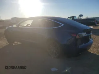 2018 Tesla Model 3 Long Range Battery with VIN 5YJ3E1EB9JF075202, listed as a Copart auction lot 87616115 with 76,881 mi miles and Salvage Title. Bid and sale history available at DreamBid. Image 2.
