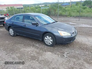 2003 Honda Accord LX with VIN 1HGCM56393A047253, listed as a IAAI auction lot 42697650 with 148,885 mi miles and . Bid and sale history available at DreamBid. Image 1.