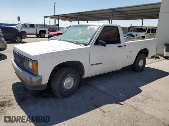1991 GMC Sonoma with VIN 1GTCS14A5M8547644, listed as a Copart auction lot 73222534 with 137,674 mi miles and Salvage Title. Bid and sale history available at DreamBid. Image 1.