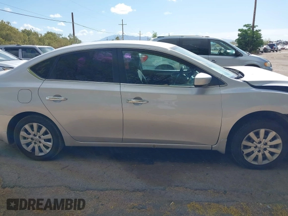 2015 Nissan Sentra SV with VIN 3N1AB7AP0FL668396, listed as a IAAI auction lot 42073977 with 159,280 mi miles. Bid and sale history available at carsss.com. Image 14.