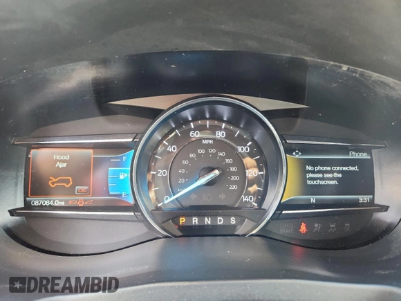2018 Ford Explorer XLT with VIN 1FM5K8D80JGB93799, listed as a Copart auction lot 62844085 with 87,084 mi miles and Salvage title. Bid and sale history available at DreamBid. Image 9.