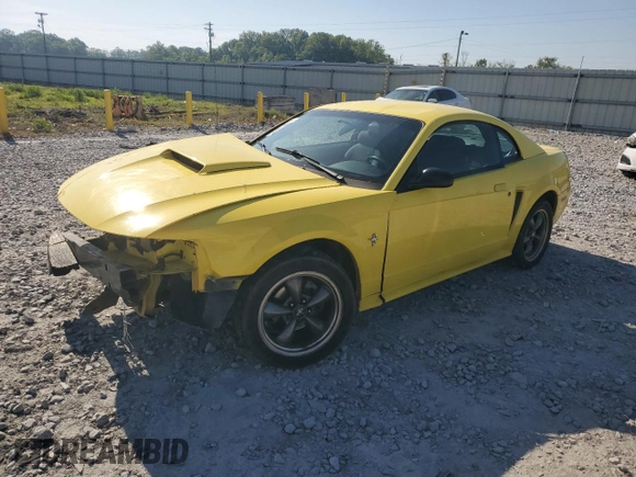 2003 Ford Mustang Standard with VIN 1FAFP404X3F345009, listed as a Copart auction lot 53481815 with 160,997 mi miles and Salvage title. Bid and sale history available at DreamBid. Image 1.