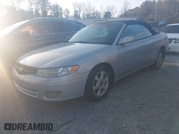 2001 Toyota Solara SE with VIN 2T1FF28P51C497558, listed as a IAAI auction lot 41798753 with 269,741 mi miles and . Bid and sale history available at carsss.com. Image 2.
