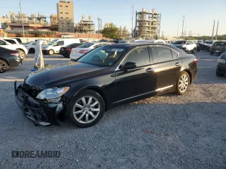 2008 Lexus LS 460 LWB with VIN JTHGL46F785020798, listed as a Copart auction lot 53029985 with 74,997 mi miles and Salvage Title. Bid and sale history available at carsss.com. Image 1.