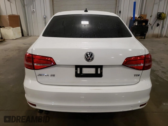 2015 Volkswagen Jetta Sedan 2.0L TDI SEL with VIN 3VWLA7AJ6FM235256, listed as a Copart auction lot 50096235 with 152,216 mi miles and Salvage Title. Bid and sale history available at carsss.com. Image 6.