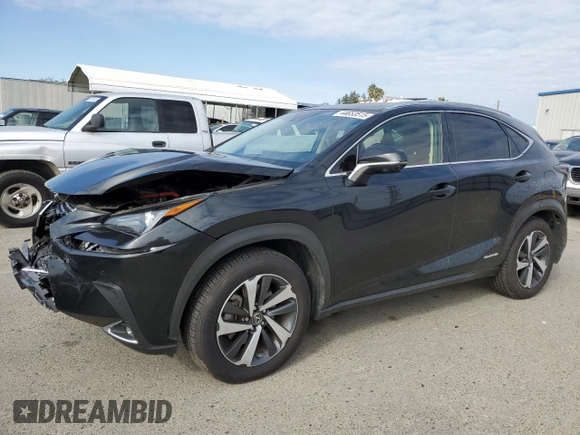 2021 Lexus NX with VIN JTJGJRDZ4M5010741, listed as a Copart auction lot 46363515 with 69,223 mi miles and Salvage Title. Bid and sale history available at carsss.com. Image 1.