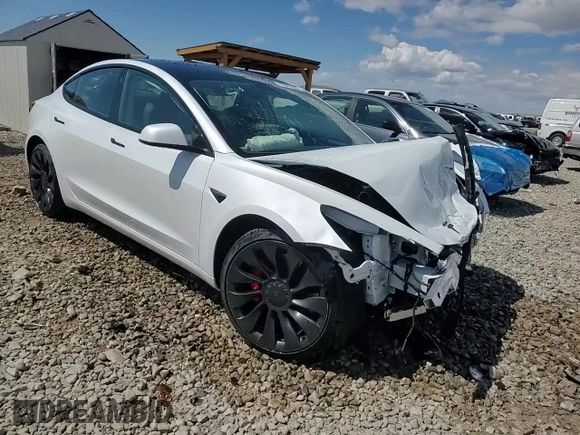 2023 Tesla Model 3 Performance z VIN 5YJ3E1EC1PF706879, wystawiony jako Copart lot #53369295 z przebiegiem 15 825 mil mil oraz Szkoda całkowita • Salvage title. Historia ofert i sprzedaży dostępna na DreamBid. Obrazek 14.