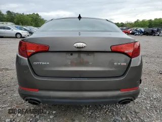 2013 Kia Optima EX with VIN 5XXGN4A75DG177246, listed as a Copart auction lot 51208435 with 198,957 mi miles and Salvage Title. Bid and sale history available at carsss.com. Image 6.