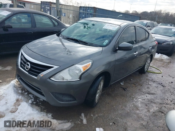 2016 Nissan Versa S Plus with VIN 3N1CN7APXGL842122, listed as a IAAI auction lot 41306018 with 211,746 mi miles. Bid and sale history available at carsss.com. Image 2.